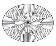 Coloriage mandala carre Joeke Remkus de Vries dessin